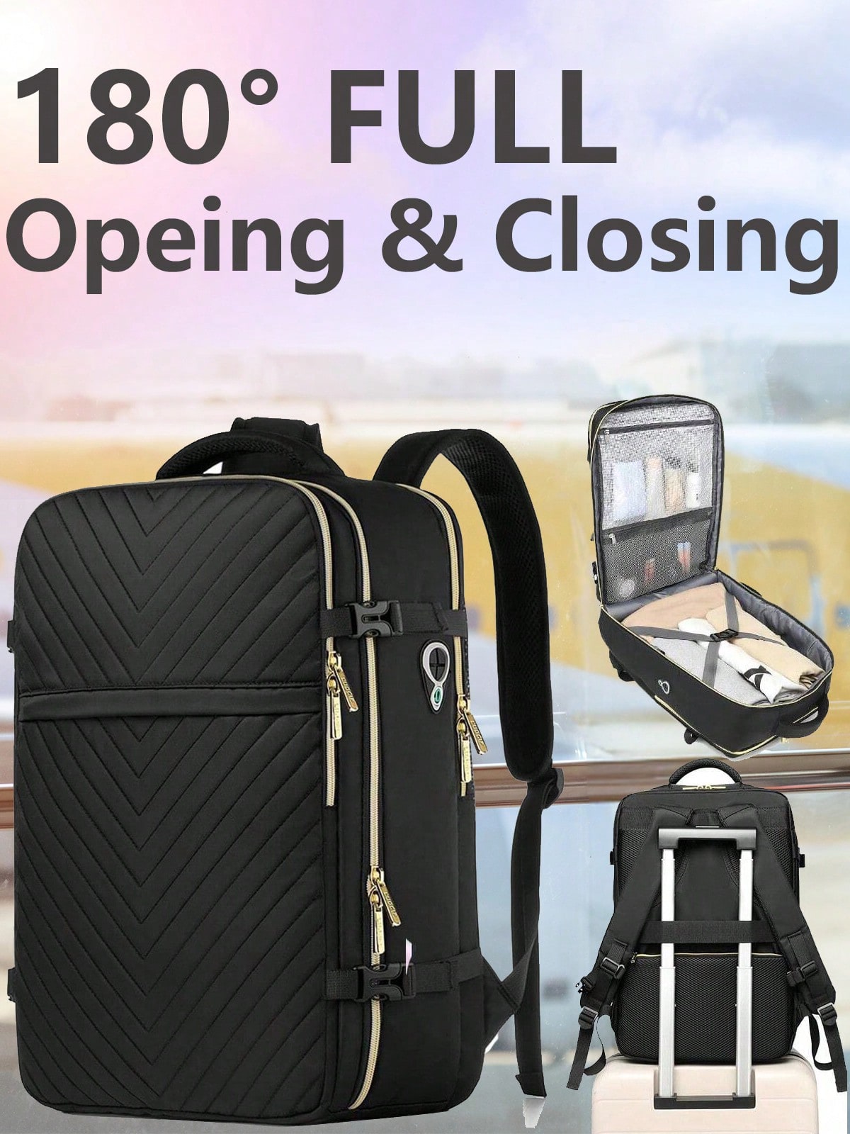 Travel Backpack Anti Theft - Zaino da Viaggio Grande - Approvato
