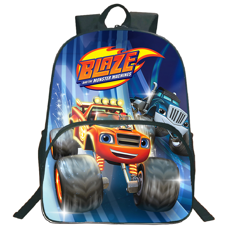 Canvas Backpack Casual - Blaze And The Monster Machines Zaino