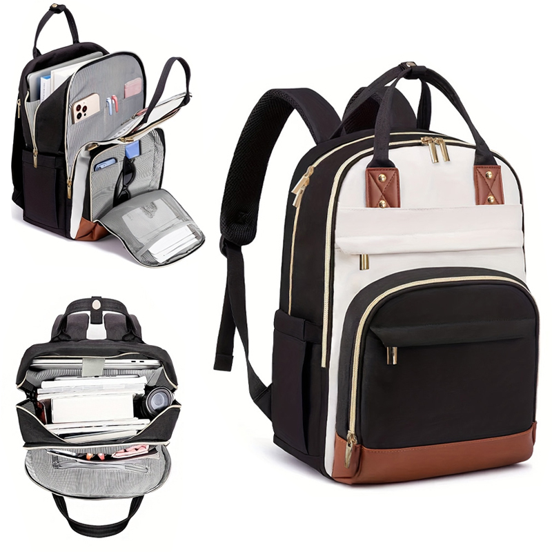 Fashion Backpack Women - Zaino da donna multicolore con tracolla