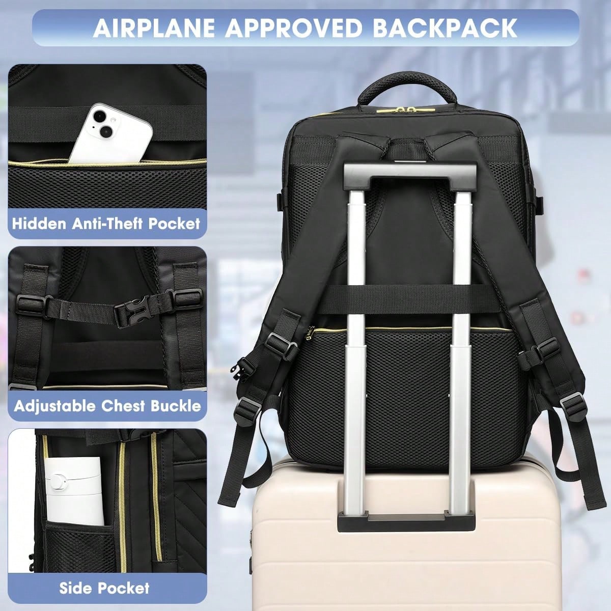 Zaino da Viaggio Grande - Appr - Travel Backpack Anti Theft recensione e prezzo