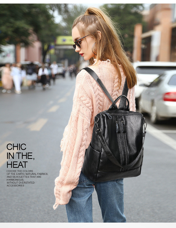 Zaino da donna in morbida pell - Mini Backpack Purse recensione e prezzo