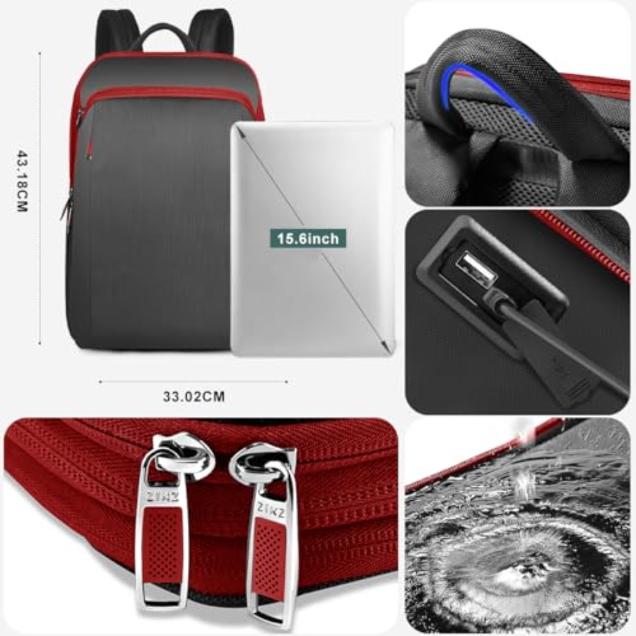 Zaino per laptop sottile ed es - Laptop Backpack 15.6 recensione e prezzo