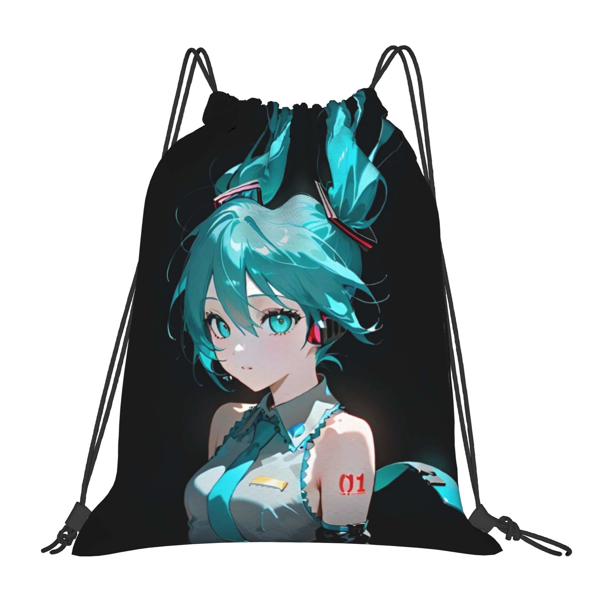 H-Hatsunes Mikus Bag Zaino con - Drawstring Gym Bag recensione e prezzo