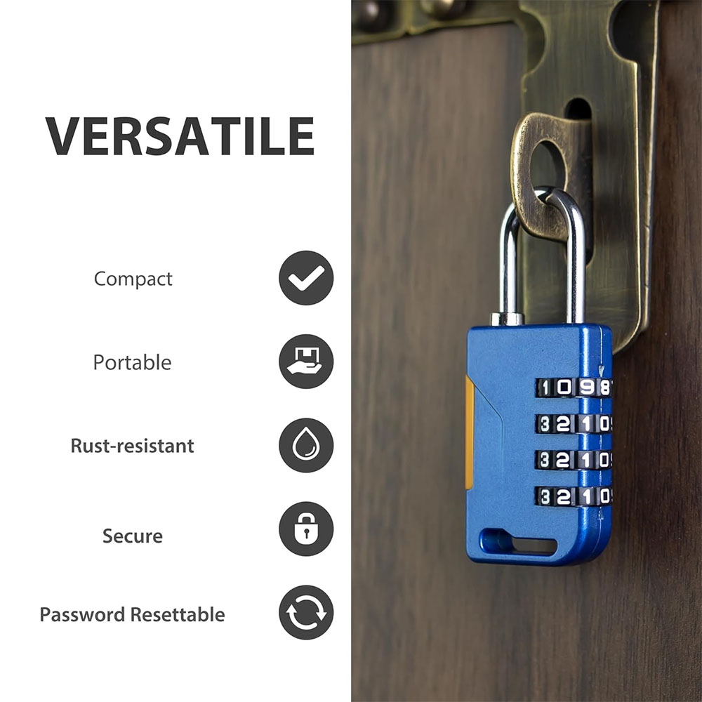 Lucchetto a combinazione a 4 c - Travel Backpack Anti Theft recensione e prezzo